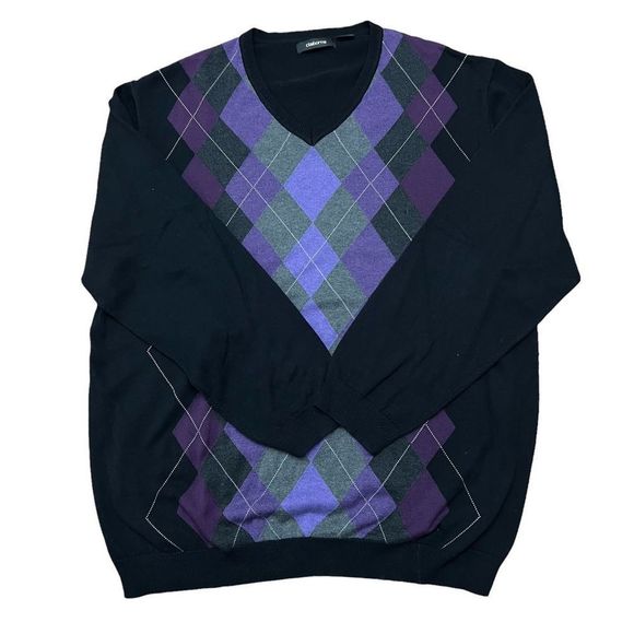 Old Navy Liz Claiborne Lot of 3 Argyle Sweaters - Picture 3 of 8